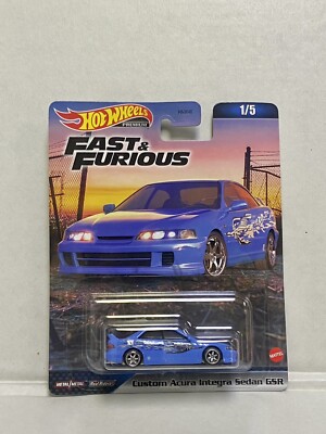 Hot Wheels PREMIUM Fast And Furious Acura Integra Sedan GSR Custom
