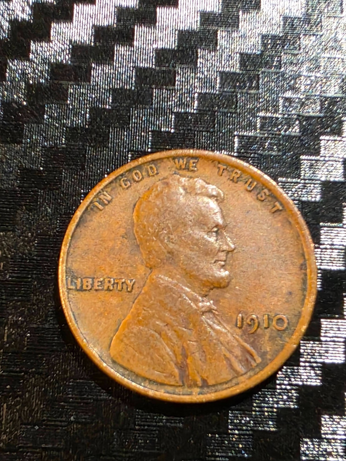 1910 Lincoln Wheat Cent Penny Fair-Good Condition Vintage US Coin