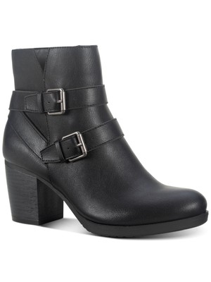 

- COMPANY Женские черные ботильоны Fortunata с перекрестными ремешками и ремешками с насечкой, длина 9,5 м, Черный, 10007438100