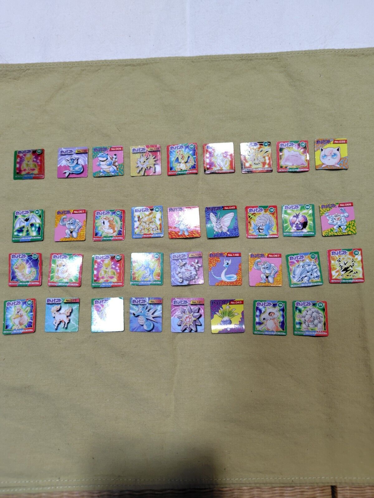 Pokemon GB Pocket Bros Mini Card Set Nintendo Japanese 1inch Pokemon GB Pocket Bros Mini Card Set Nintendo Japanese 1inch
