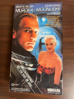 Murder By Moonlight (VHS, 1992) Brigitte Nielsen RARE BRAND NEW SCREENER