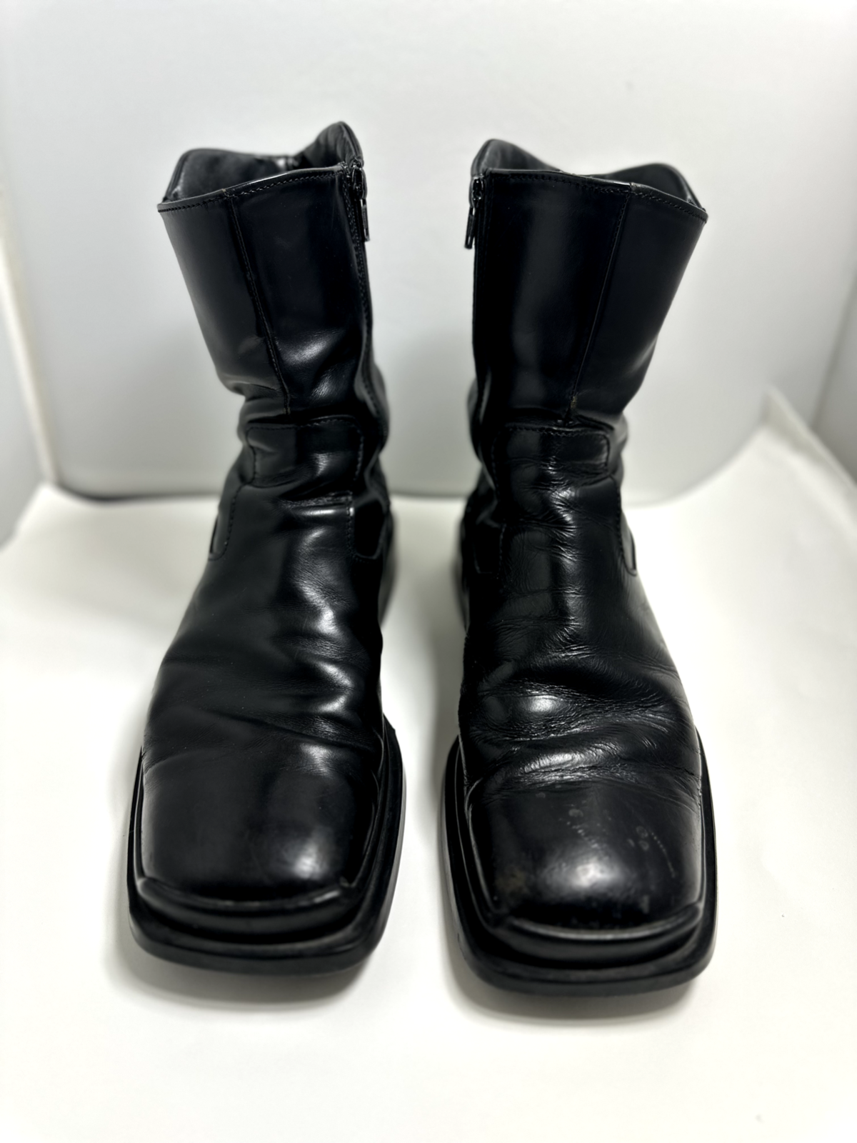 Black Mens Us 9 Side Zip Italy Uk 8