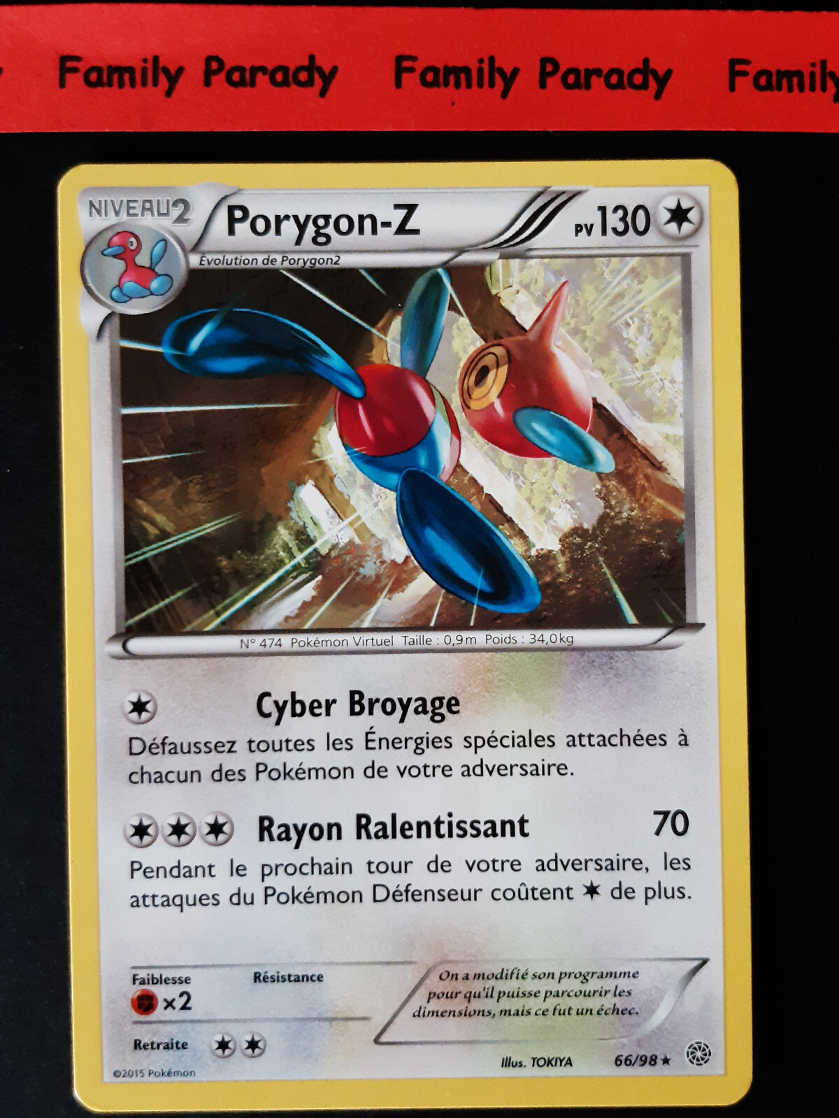 Porygon-Z 66/98 XY Ancient Origins Pokemon Card New French