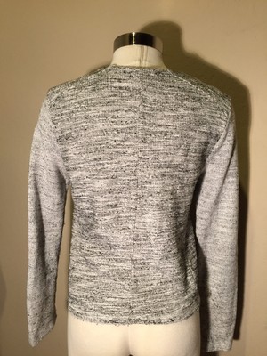 Women’s ZARA Trafaluc  Linen Blend Moto Style Jacket Blazer Size Medium