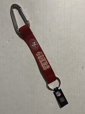 San Francisco 49ers NFL Carabiner Lanyard Keychain