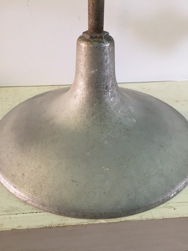Vintage Gas Station Barn Industrial Light Fixture Goose Neck Cast