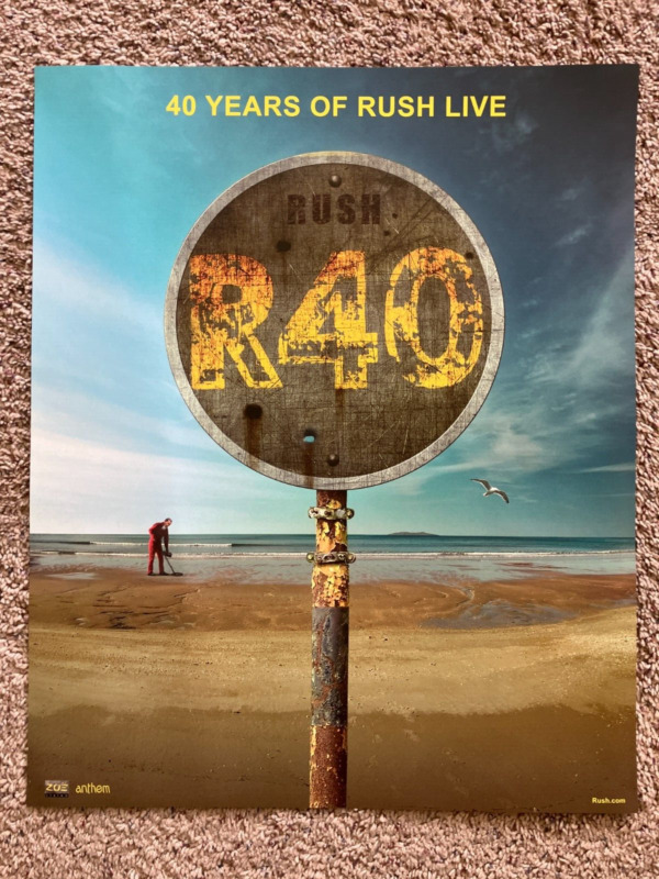 Rush R40 Promo Poster 18"x22"