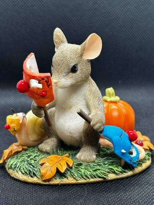 Charming Tails Fitz & Floyd ''Put on a Happy Face'' #85/100 Pristine with Box