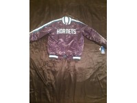 charlotte hornets satin starter jacket
