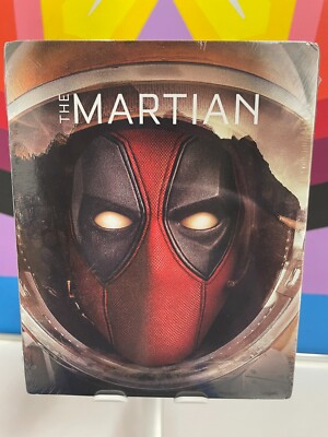 The Martian Blu-ray w/OOP Deadpool Photobomb Slipcover NEW SEALED Matt Damon