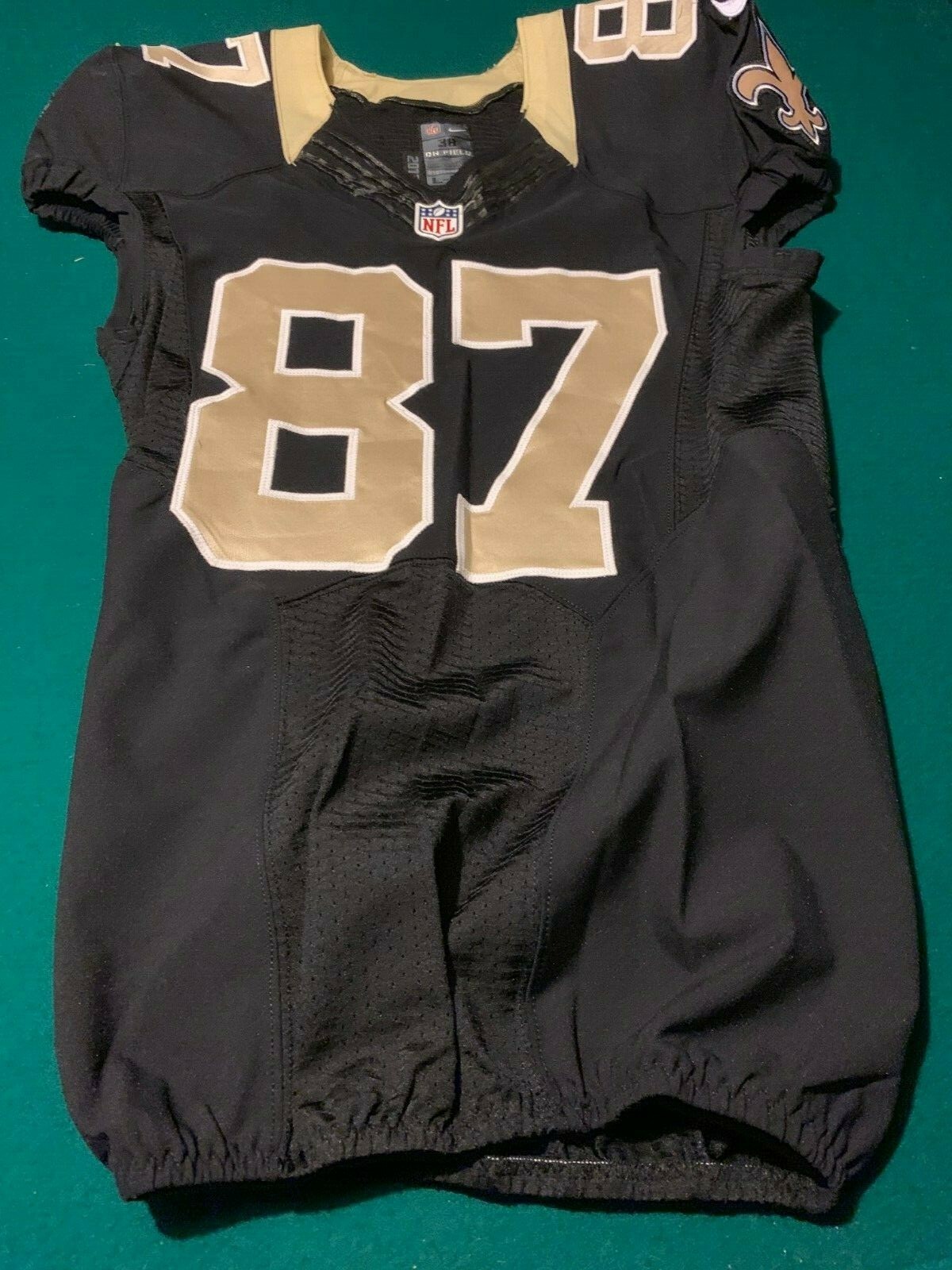 Preston Parker New Orleans Saints Size 38 #87 2013 Game Worn / Issue Jersey FSU