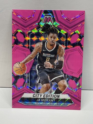 2023-2024 Mosaic Ja Morant Pink Fluorescent Mosaic /10 | eBay