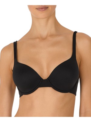 

NATORI Intimates, черная футболка, формованный бюстгальтер с полным покрытием, Черный, 731206