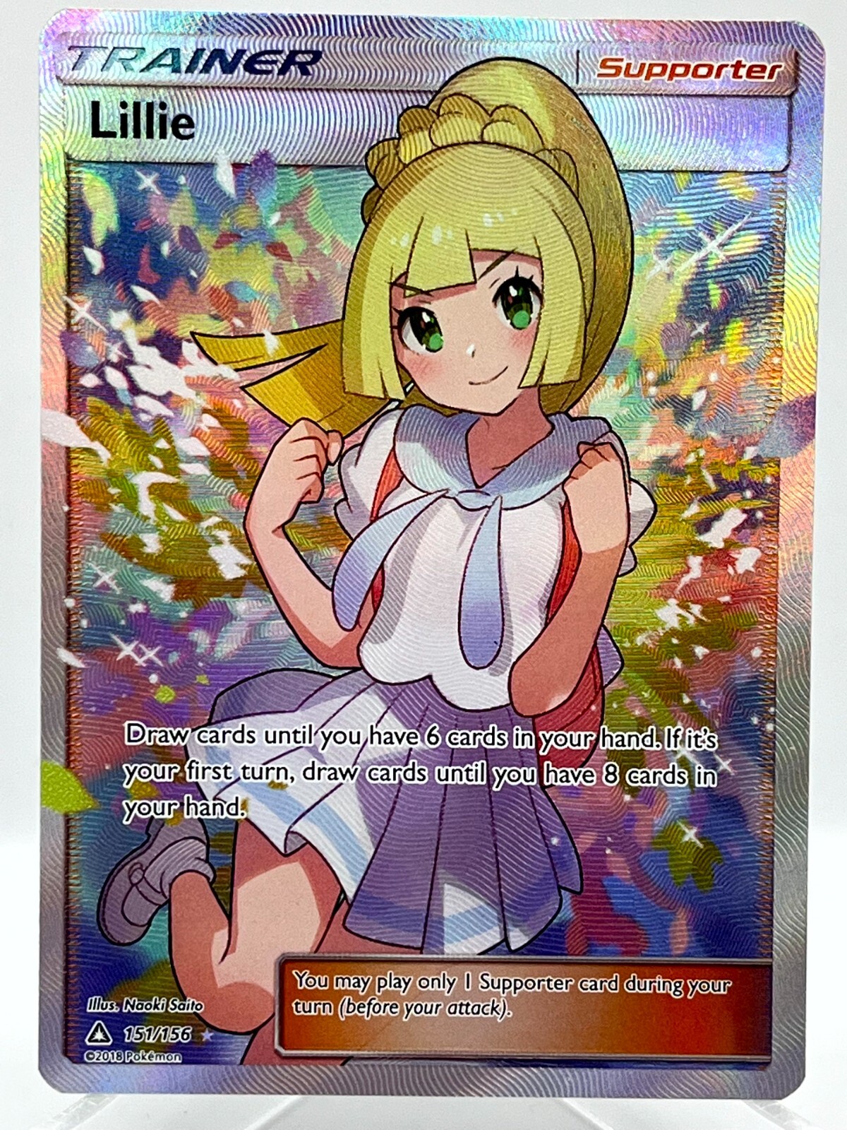 北米版 ポケモンカード Lillie サポーター トレーディングカード
