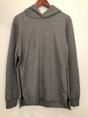 New With Tags JOHN ELLIOTT Men s Hooded Villain Hoodie Dark Grey L Size 3