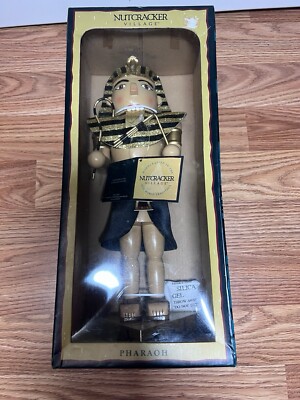 Nutcracker International Collection Village Pharaoh Egypt Rare 2003 14  New