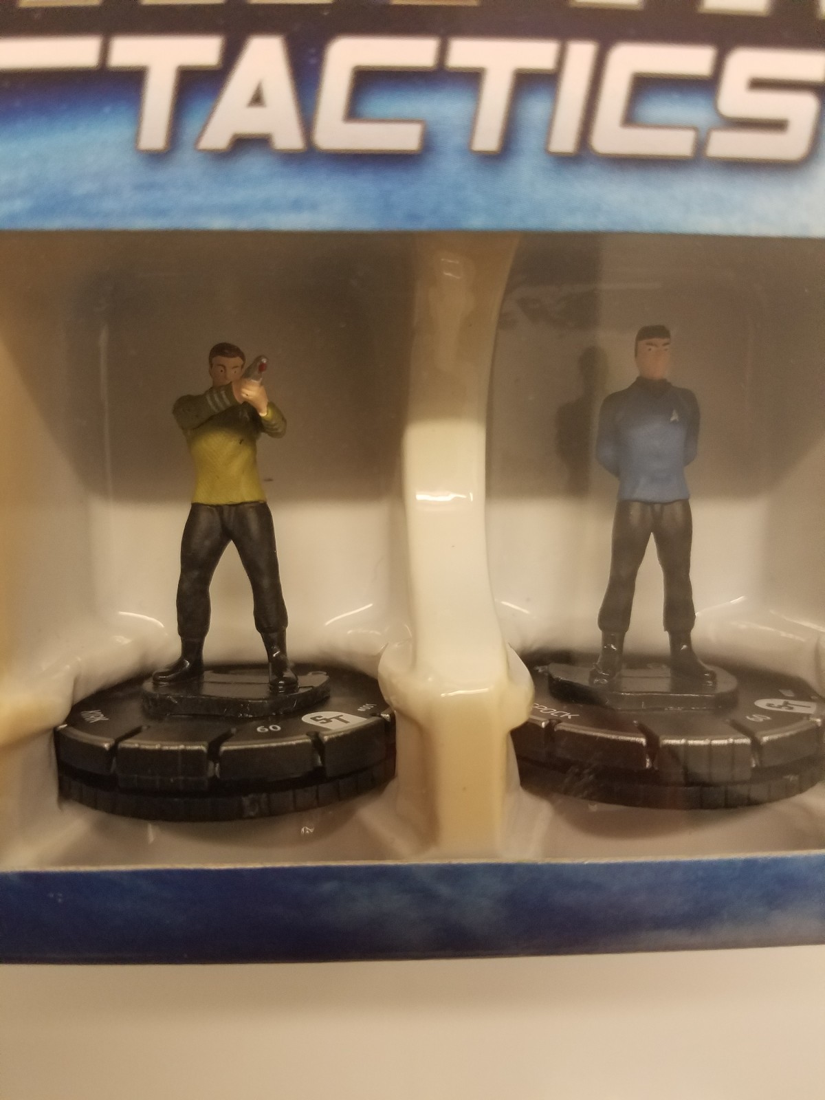 Star Trek Tactics 2 Figure Mini Game New Starter HeroClix Kirk & Spock hero clix