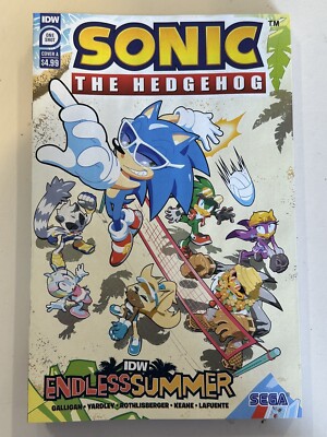 ENDLESS SUMMER SONIC THE HEDGEHOG #1 YARDLEY COVER IDW COMICS 2023 SEGA  