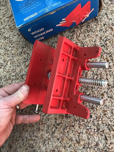 6 in. Portable Carpenter's WOOD WORKING CLAMPING BENCH CLAMP Vise PAY n PAK Rare
