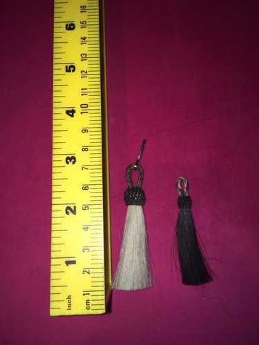 Horse Hair Tassels Set Of 2
