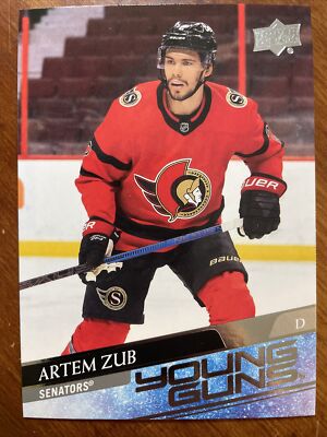 20-21 UD Extended Hockey Young Guns 710 Artem Zub
