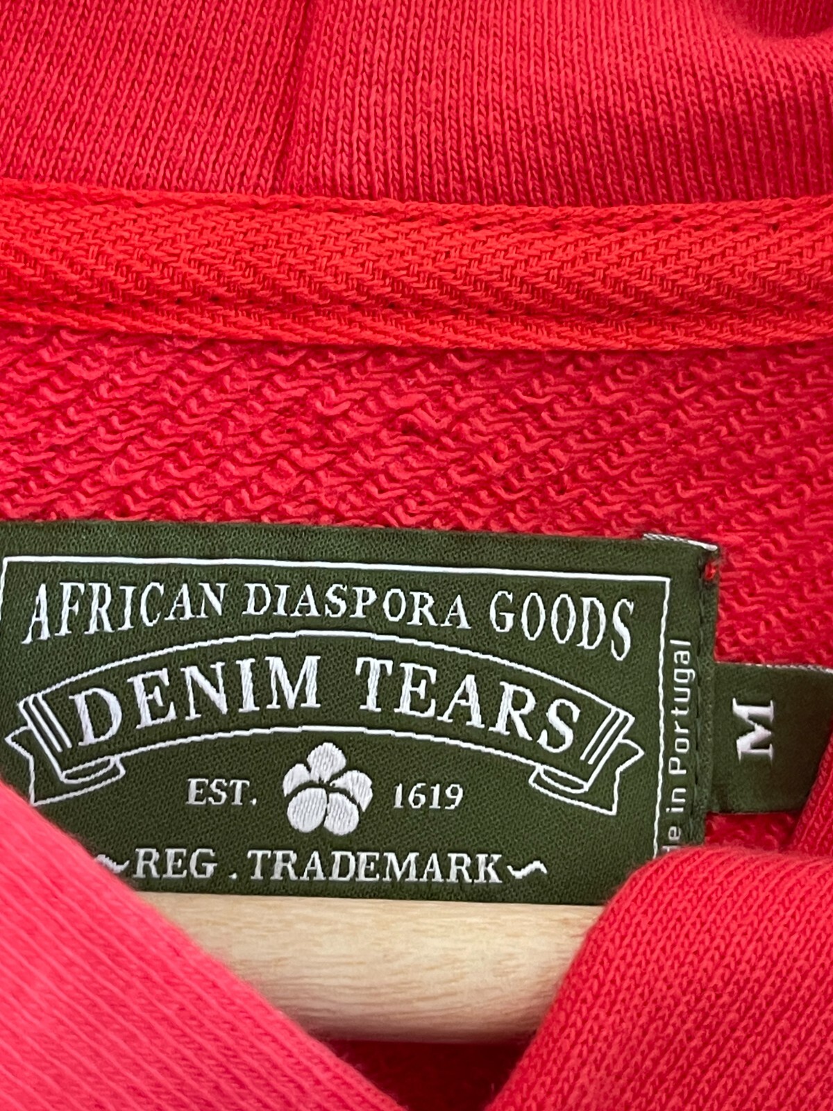 Pre-owned Denim Tears Red Hoodie - S M L Xl - ? Sale- Fast Free Shipping ?