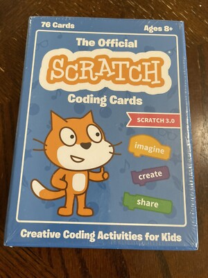 The Official Scratch Coding Cards: Creative Coding Activities for kids NEW