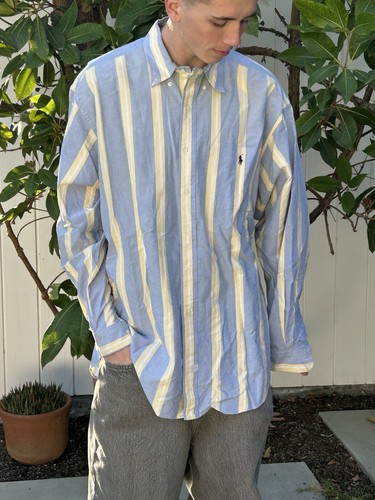 90s Ralph Lauren Shirt BERKLEY XL ペイズリー 90s Polo Ralph Lauren 