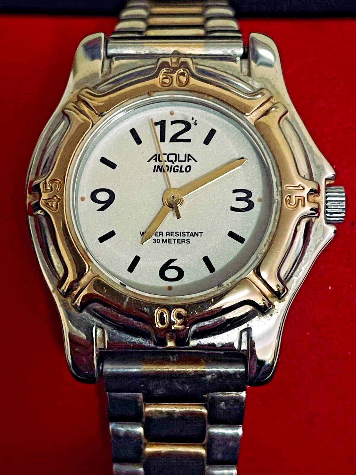 Acqua indiglo women's watch cheap