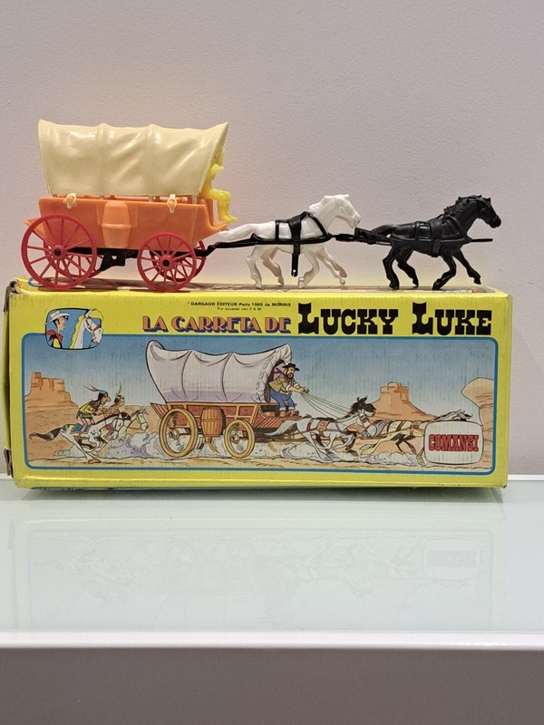 Comansi La Carreta De Luky Luke RÃ©F 701 Far West,Comme  Elastolin ,Reamsa 