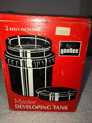 Yankee Master Film Developing Tank with Two Adjustable Reels Vintage With Box