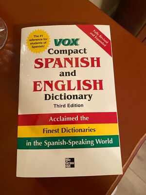 Vox Compact Spanish and English Dictionary, Third Edition, Softcover