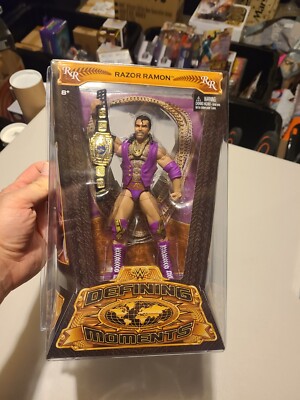 Mattel WWE Defining Moments Razor Ramon 6'' Figure New Sealed w/ Protector