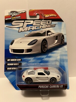 Hot Wheels Speed Machines Porsche Carrera GT White Rare vhtf