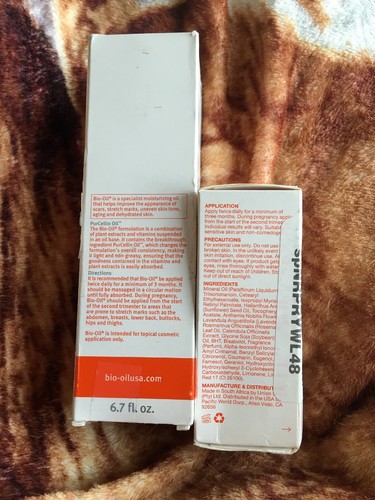 2 Bio-oil Scar Skin Care With Purcellin Oil 6.7oz & 2oz BRAND NEW Bottles!