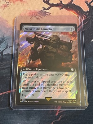 MTG - Fallout - Nuka-Nuke Launcher - EA (Surge Foil) PIP #962 - Pack Fresh
