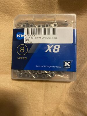 KMC X8 6/7/8 18/21/24 Speed 116L Bike Chain fits 3x7 3x8 Road MTB SRAM Shimano