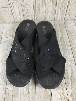 BZees Diamond Lightweight X Band Women s Size 9 W Wedge Sandal Cloud Technology