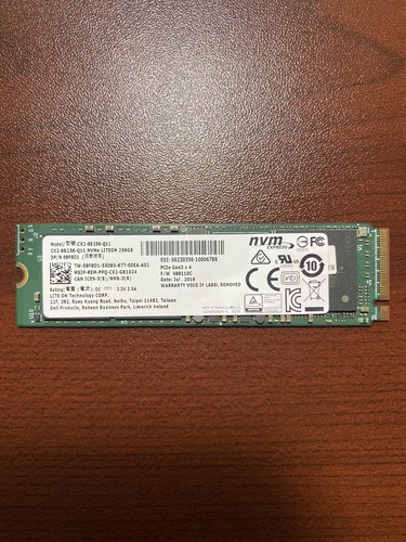 ★U930/E★10世代i5 M.2 SSD256Gb office S82 LITEON 256GB NVME M.2 PCI3.0 SSD CX2-8B256-Q11 DP/N 09F8D1