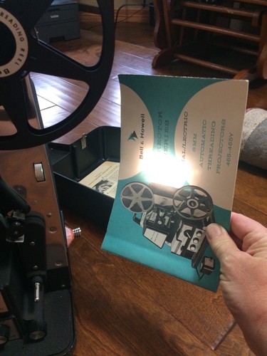 Bell & Howell Director Series 465  Dual Letric 8mm Projector w/ remote in case