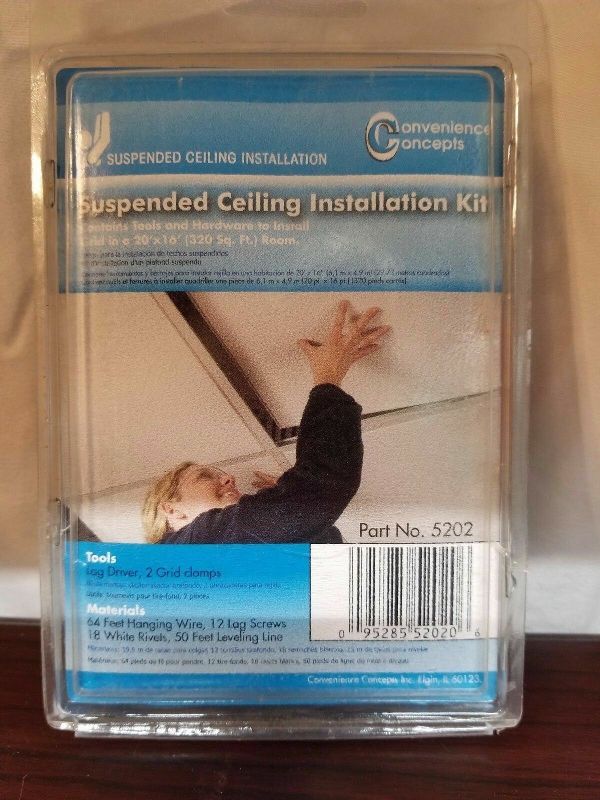 Convenience Concepts Suspended Ceiling Installation Kit Pn 5202 Tools