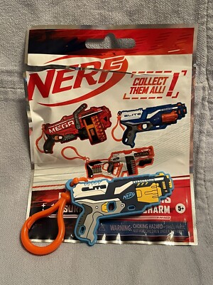NEW Authentic Hasbro NERF Blaster Clip Charm Blind Bag - Elite Blue Blaster