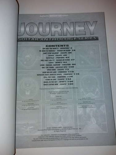 Guitar Anthology Series Journey