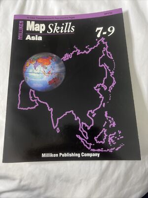 MAP SKILLS - ASIA 7-9 Milliken Publishing By R. Scott House & Patti M. House