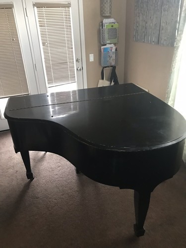 Brambach baby grand piano black