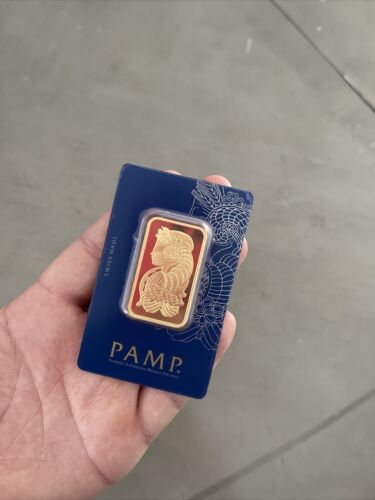 1 oz Gold Bar - PAMP Suisse - Fortuna - 999.9 Fine in Sealed