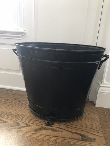 Antique English Tole Bin/Planter