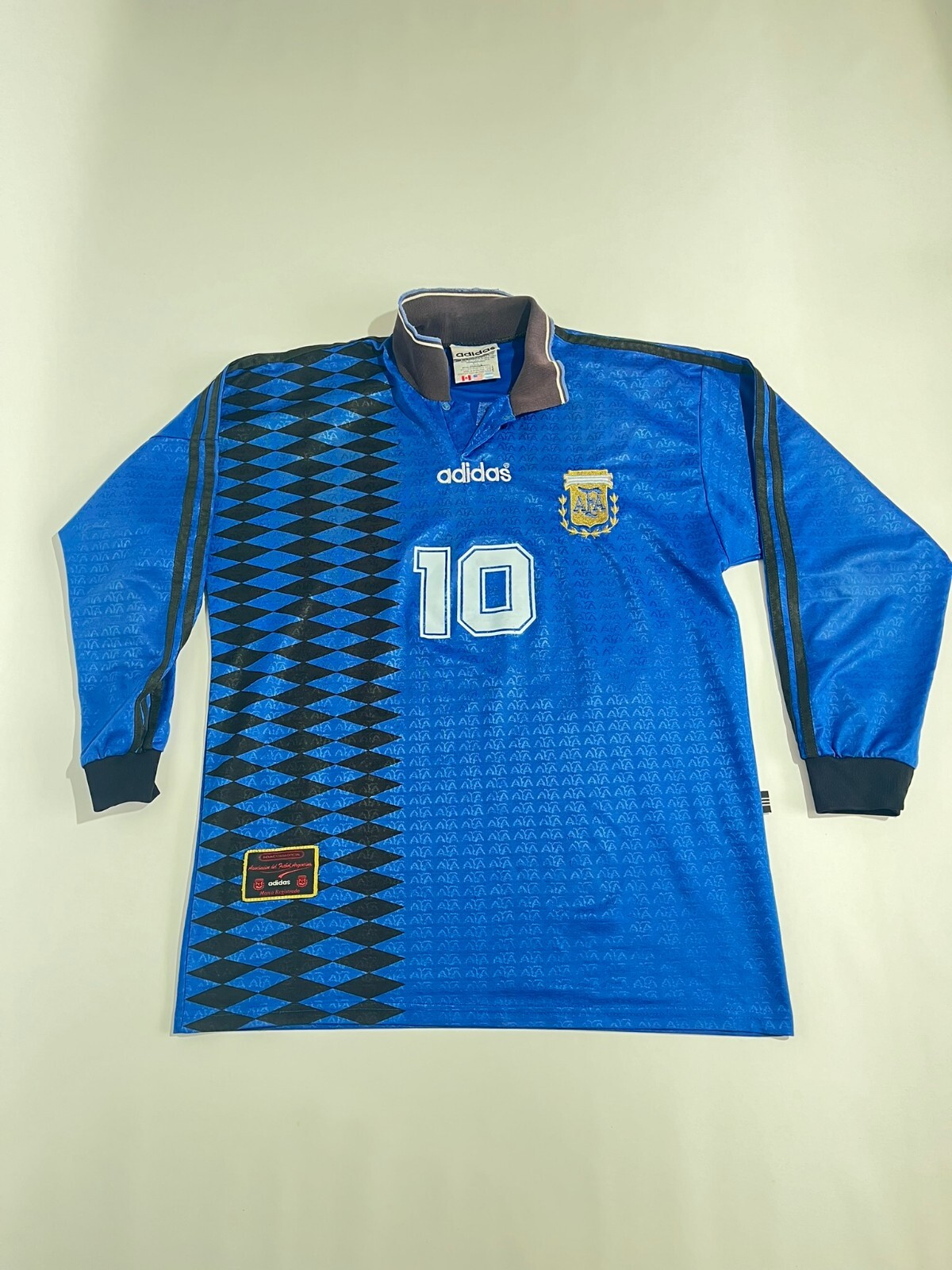 アルゼンチン代表 マラドーナadidas 青 ポロシャツ M