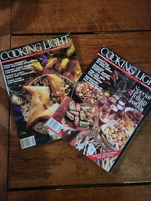 cooking light magazine March 1989/Dec 1989 Issues