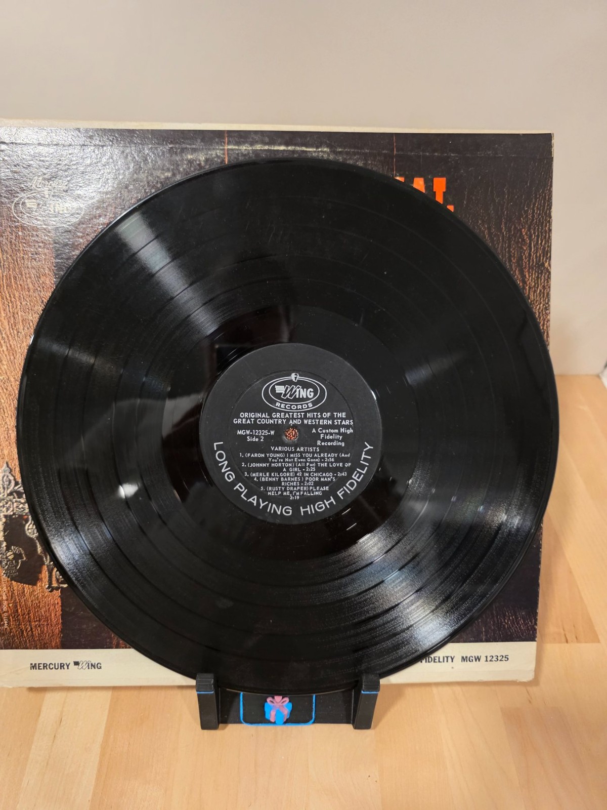 Mercury Wing Original Greatest Hits Country & Western Stars LP MGW 12325